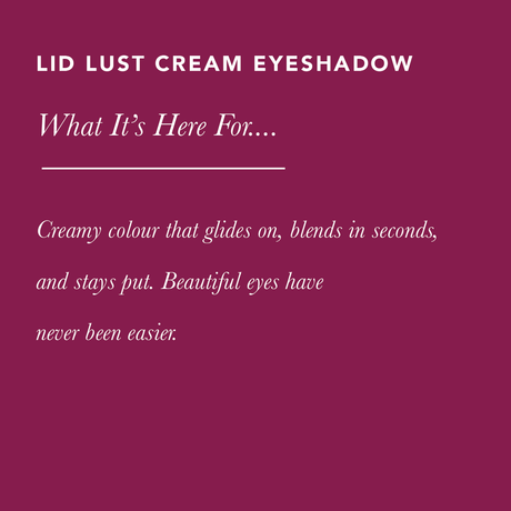 Lid Lust Cream Eyeshadow / Nightcap